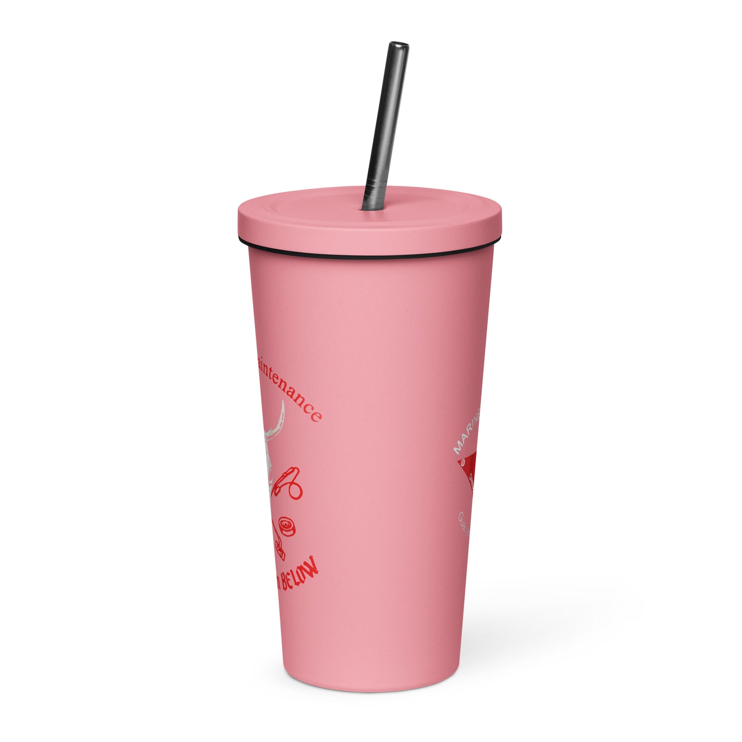 1961 Insulated tumbler with a straw