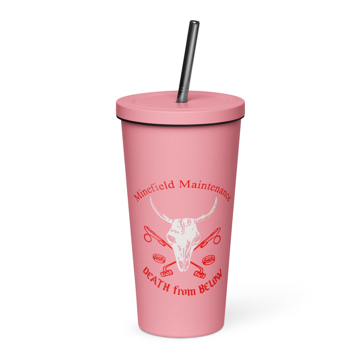 1961 Insulated tumbler with a straw