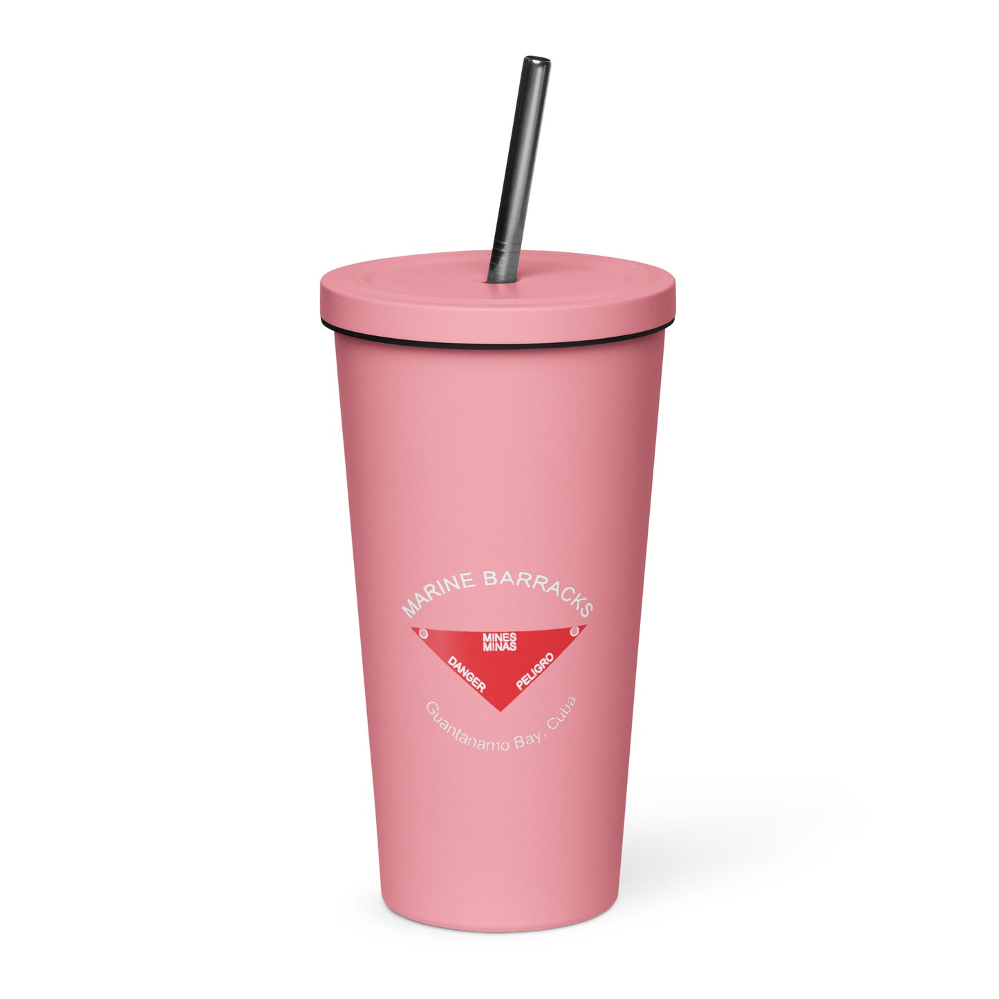 1961 Insulated tumbler with a straw
