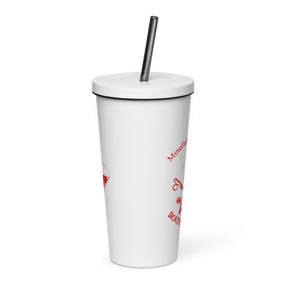 1961 Insulated tumbler with a straw