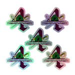 4th Holographic stickers accessories