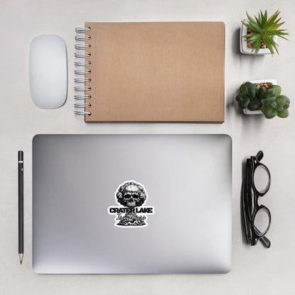 Crater Lake Skull Bubble-free stickers accessories