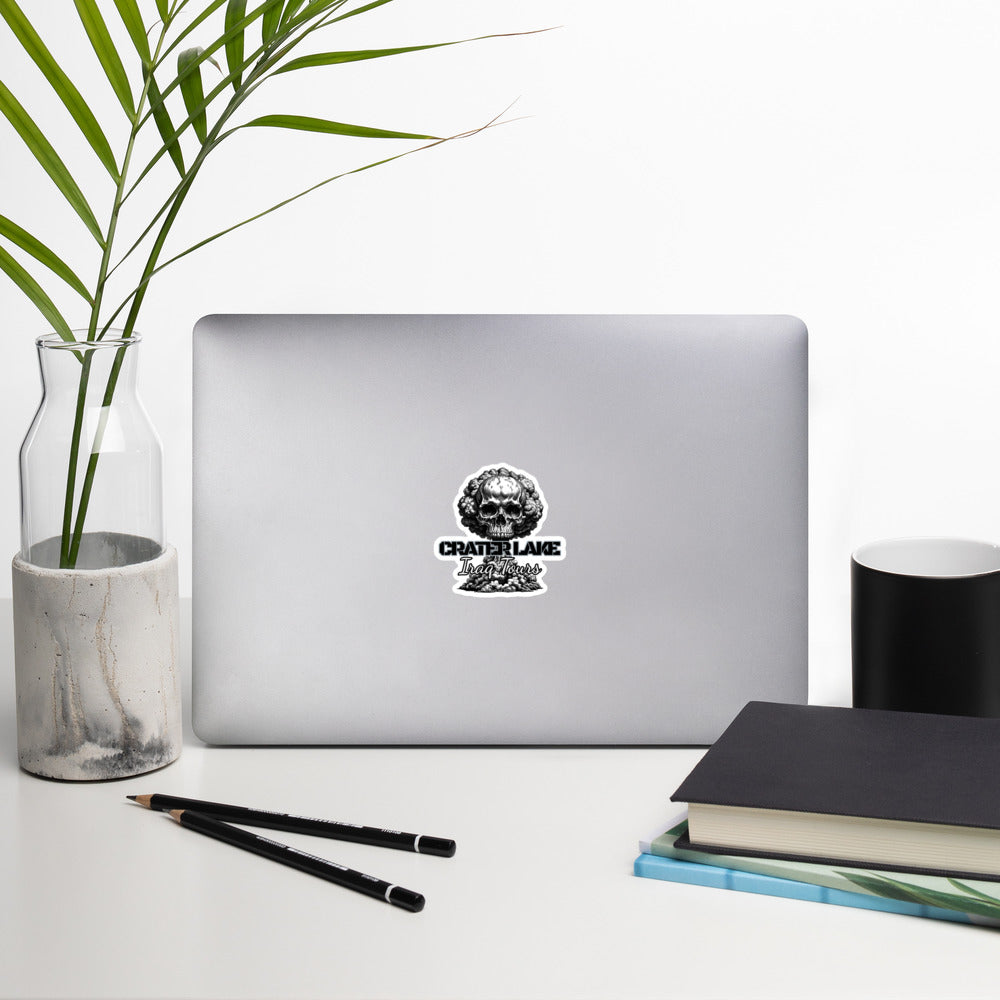 Crater Lake Skull Bubble-free stickers accessories
