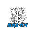 River City Wings Cross Bubble-free stickers accessories