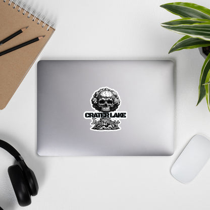Crater Lake Skull Bubble-free stickers accessories
