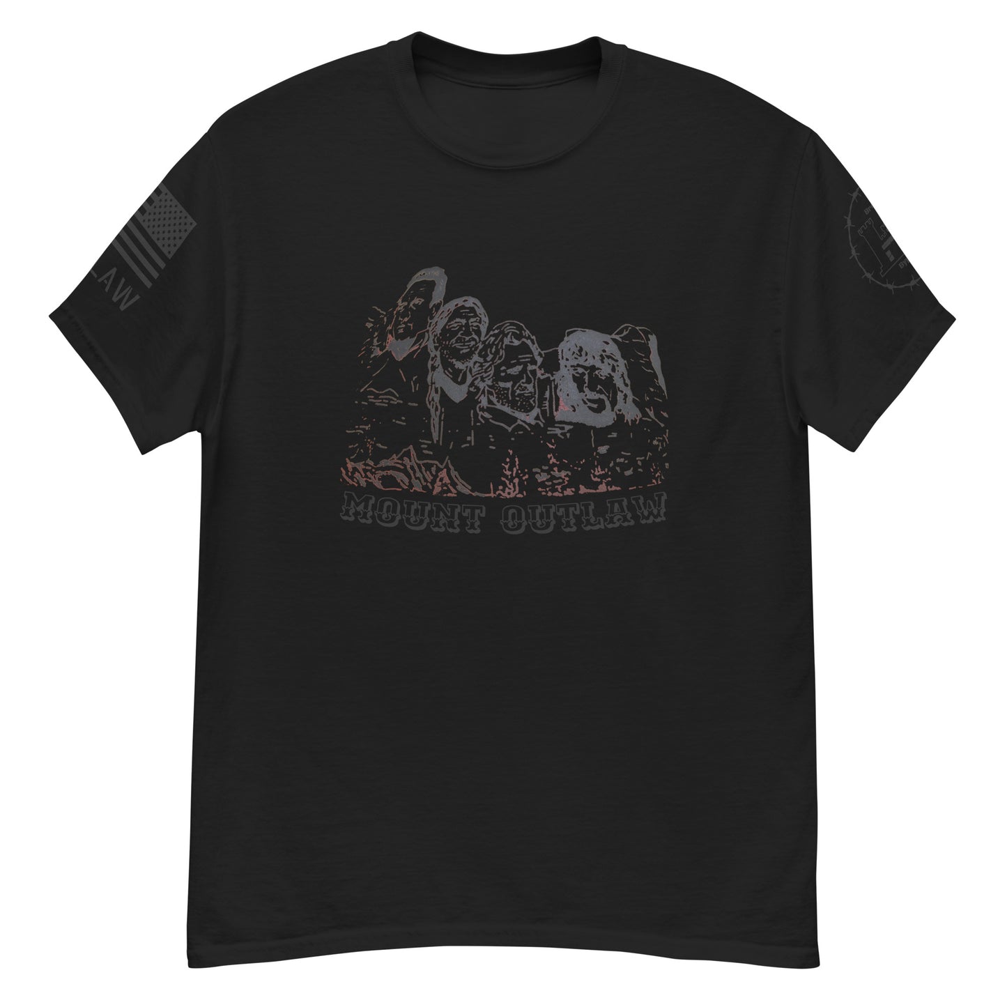 Mount Outlaw Men's classic tee military