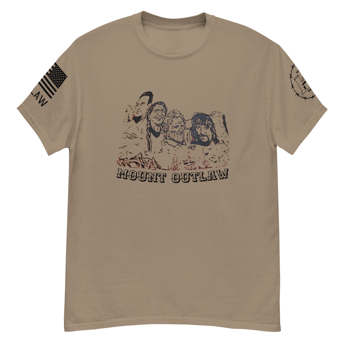 Mount Outlaw Men's classic tee military