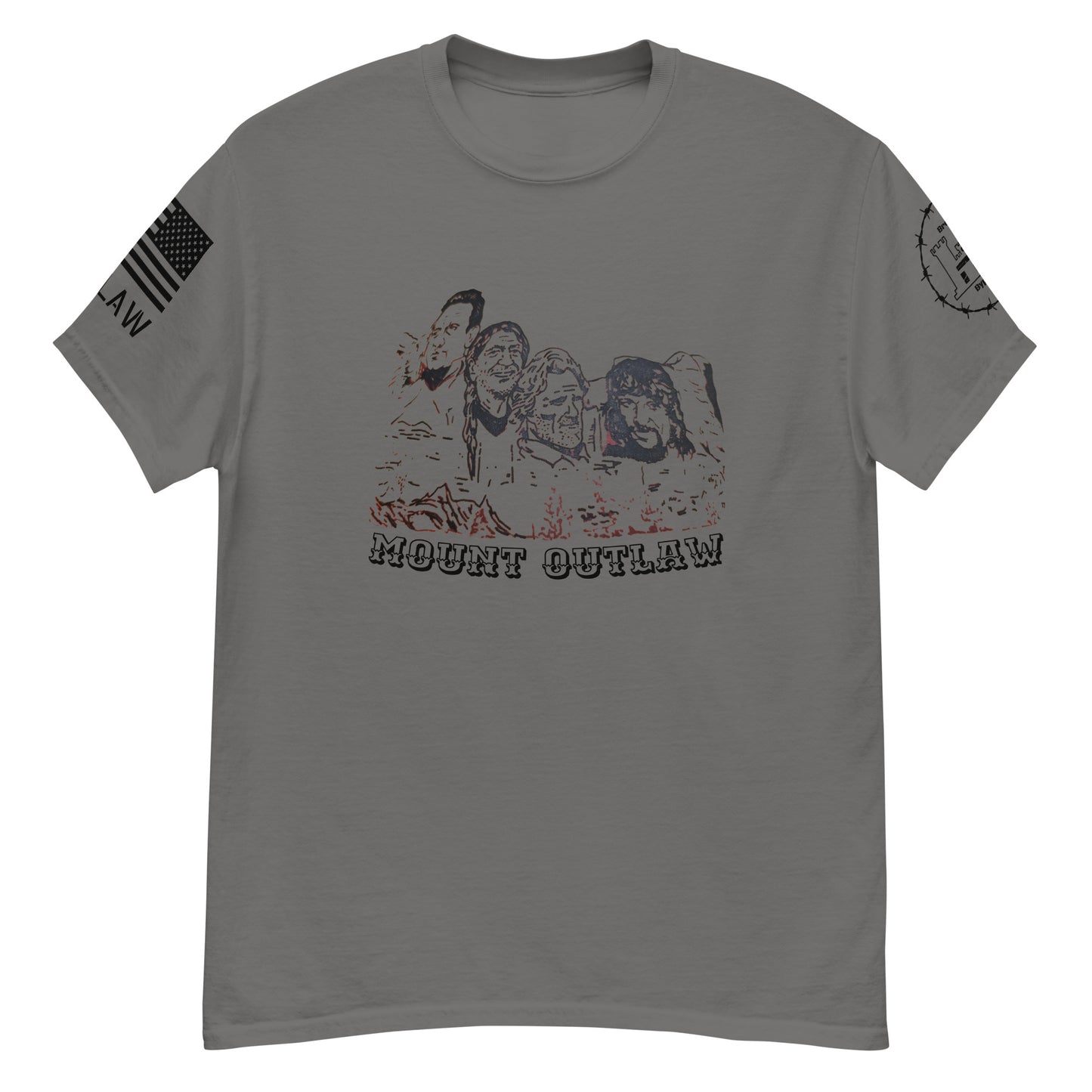 Mount Outlaw Men's classic tee military