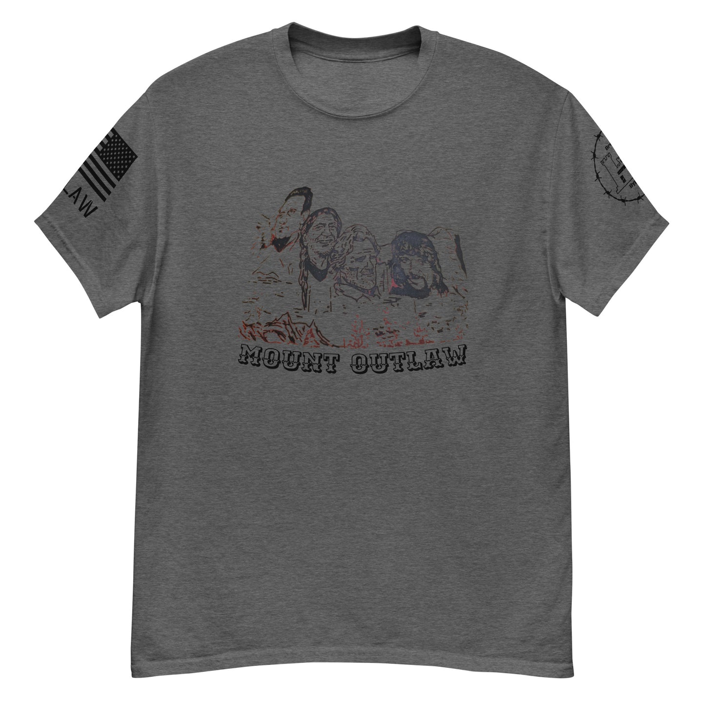 Mount Outlaw Men's classic tee military