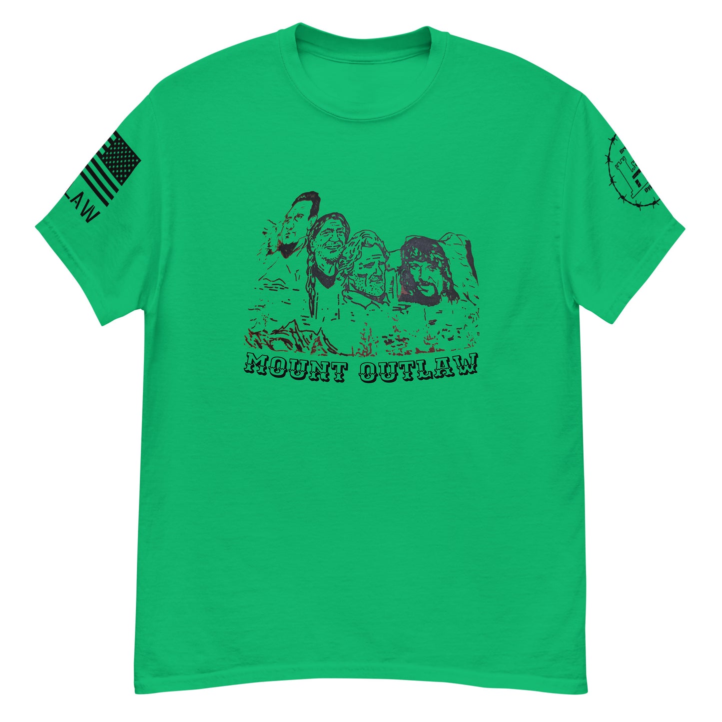 Mount Outlaw Men's classic tee military