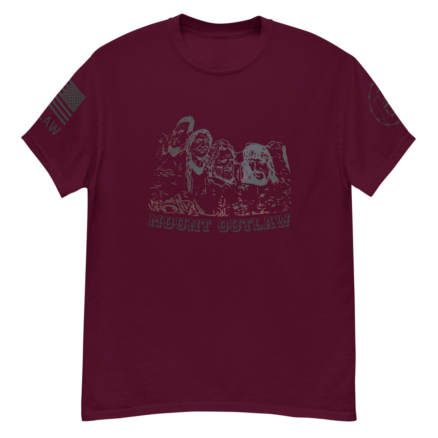 Mount Outlaw Men's classic tee military