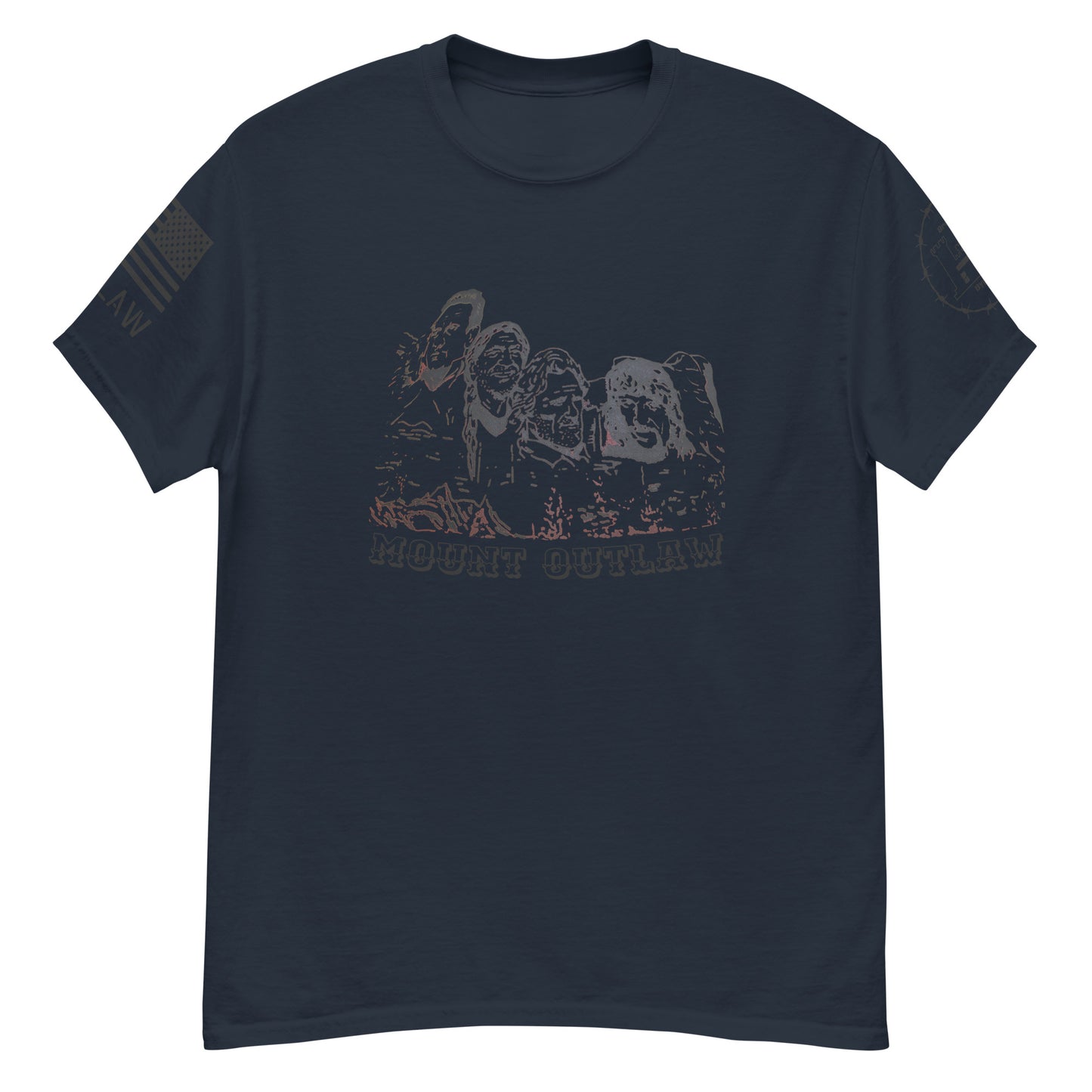 Mount Outlaw Men's classic tee military