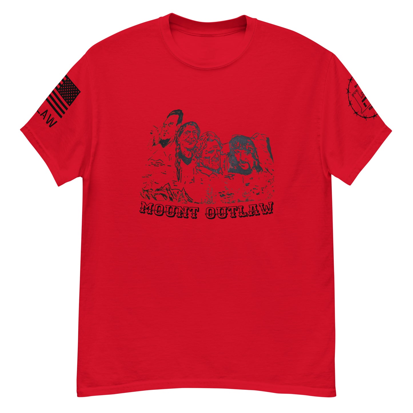 Mount Outlaw Men's classic tee military
