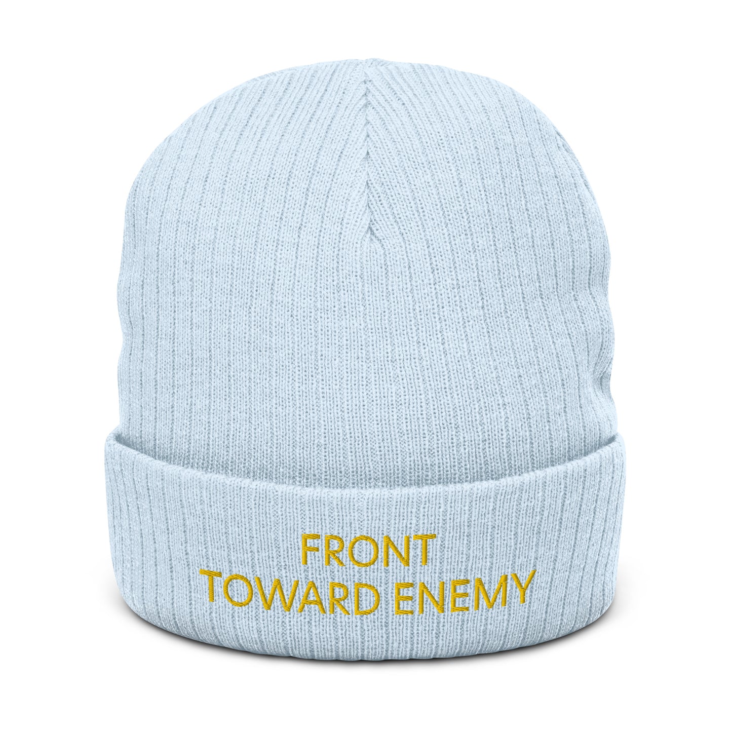 Front Toward Enemy Ribbed knit beanie accessories