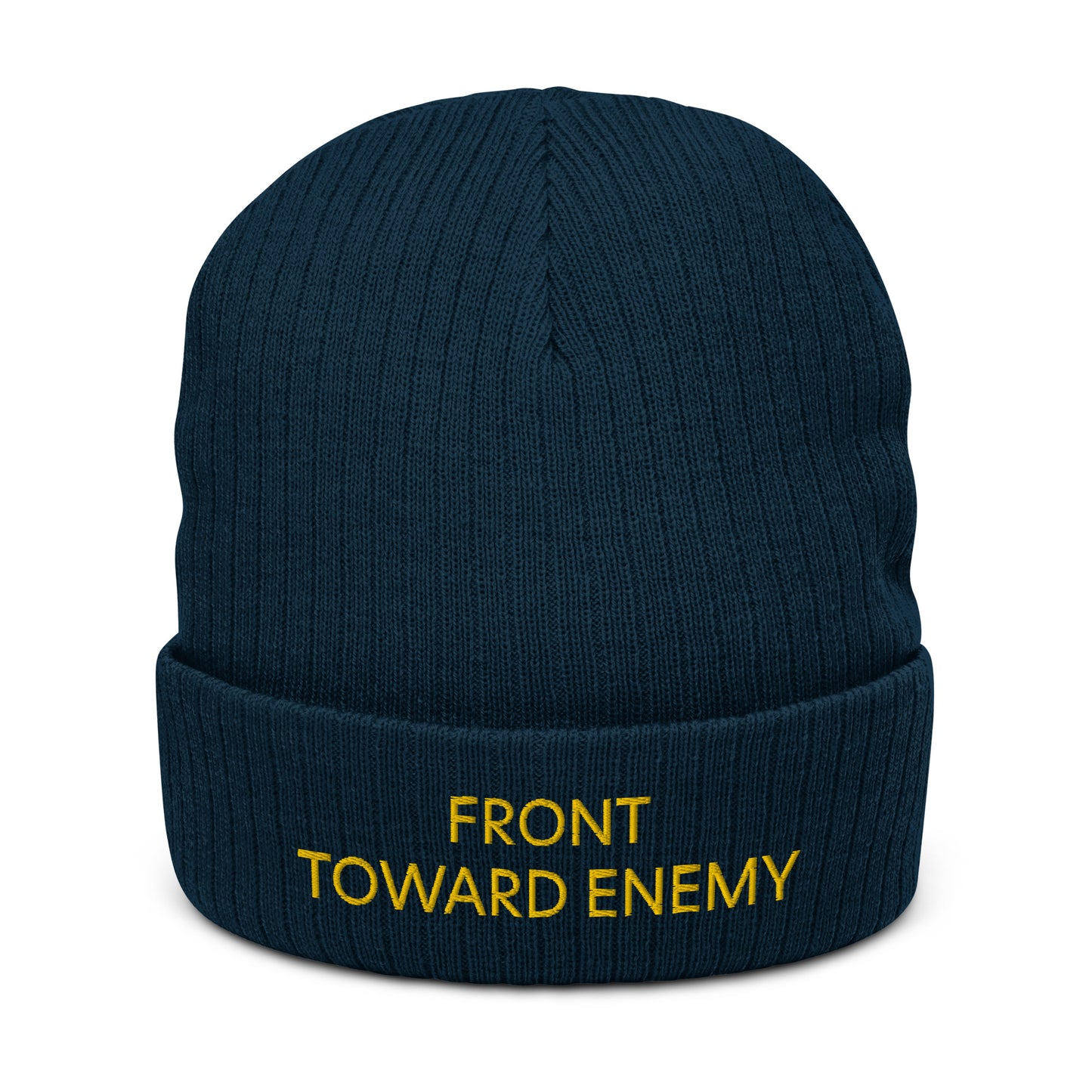 Front Toward Enemy Ribbed knit beanie accessories
