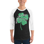 Born In a Bar3/4 sleeve raglan shirt