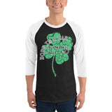 Born In a Bar3/4 sleeve raglan shirt
