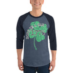 Born In a Bar3/4 sleeve raglan shirt