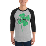 Born In a Bar3/4 sleeve raglan shirt
