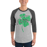 Born In a Bar3/4 sleeve raglan shirt
