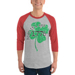 Born In a Bar3/4 sleeve raglan shirt