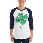 Born In a Bar3/4 sleeve raglan shirt