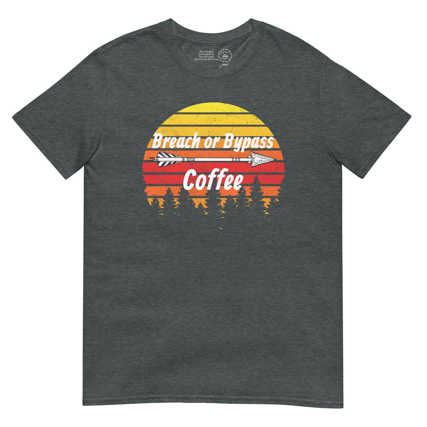 BorB Coffee Arrow Sun Short-Sleeve Unisex T-Shirt Jenn