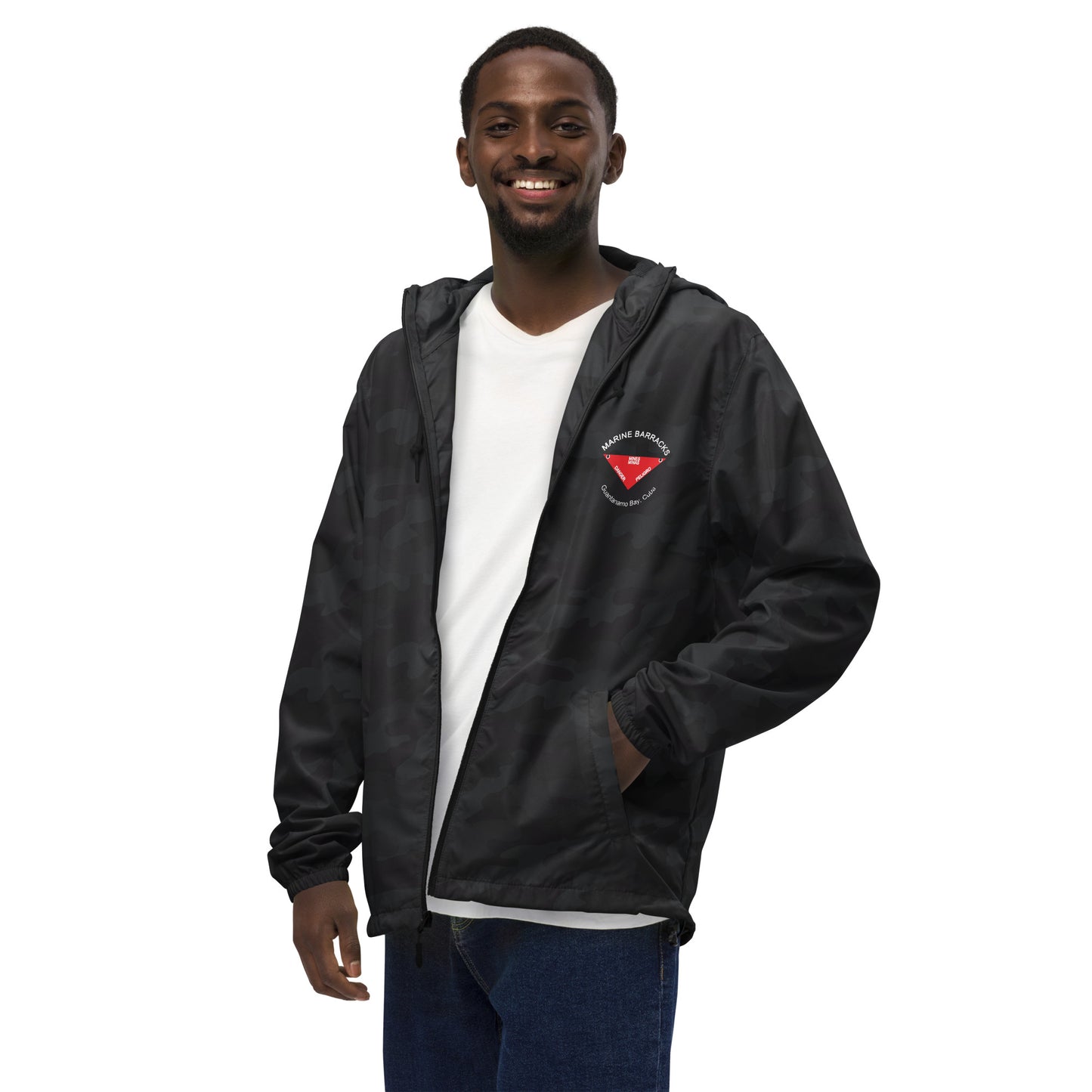 1961 Unisex lightweight zip up windbreaker