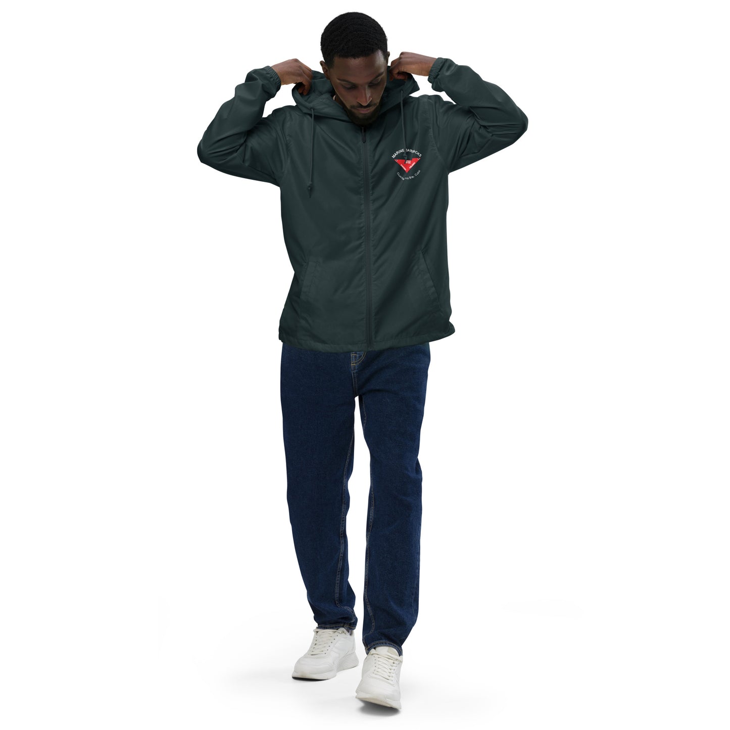 1961 Unisex lightweight zip up windbreaker