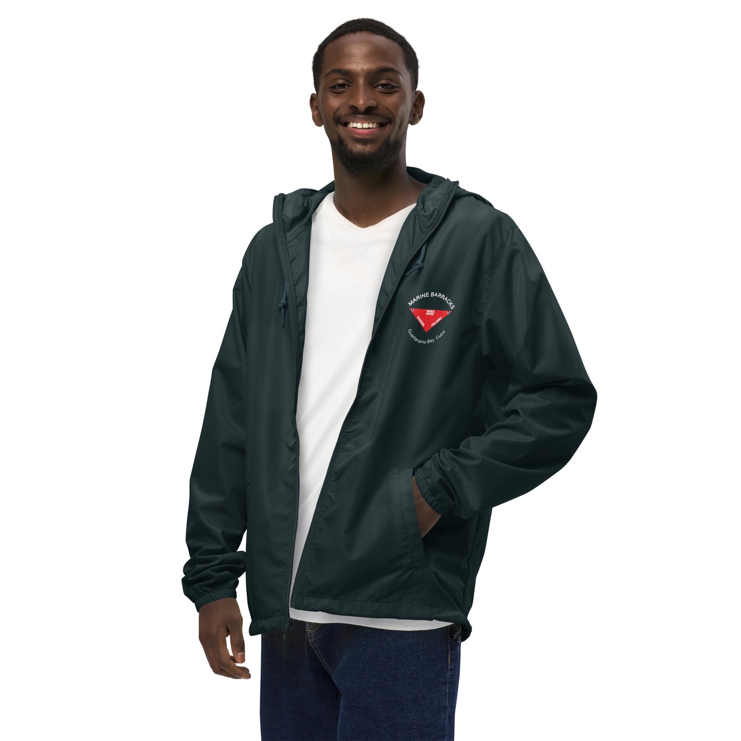 1961 Unisex lightweight zip up windbreaker