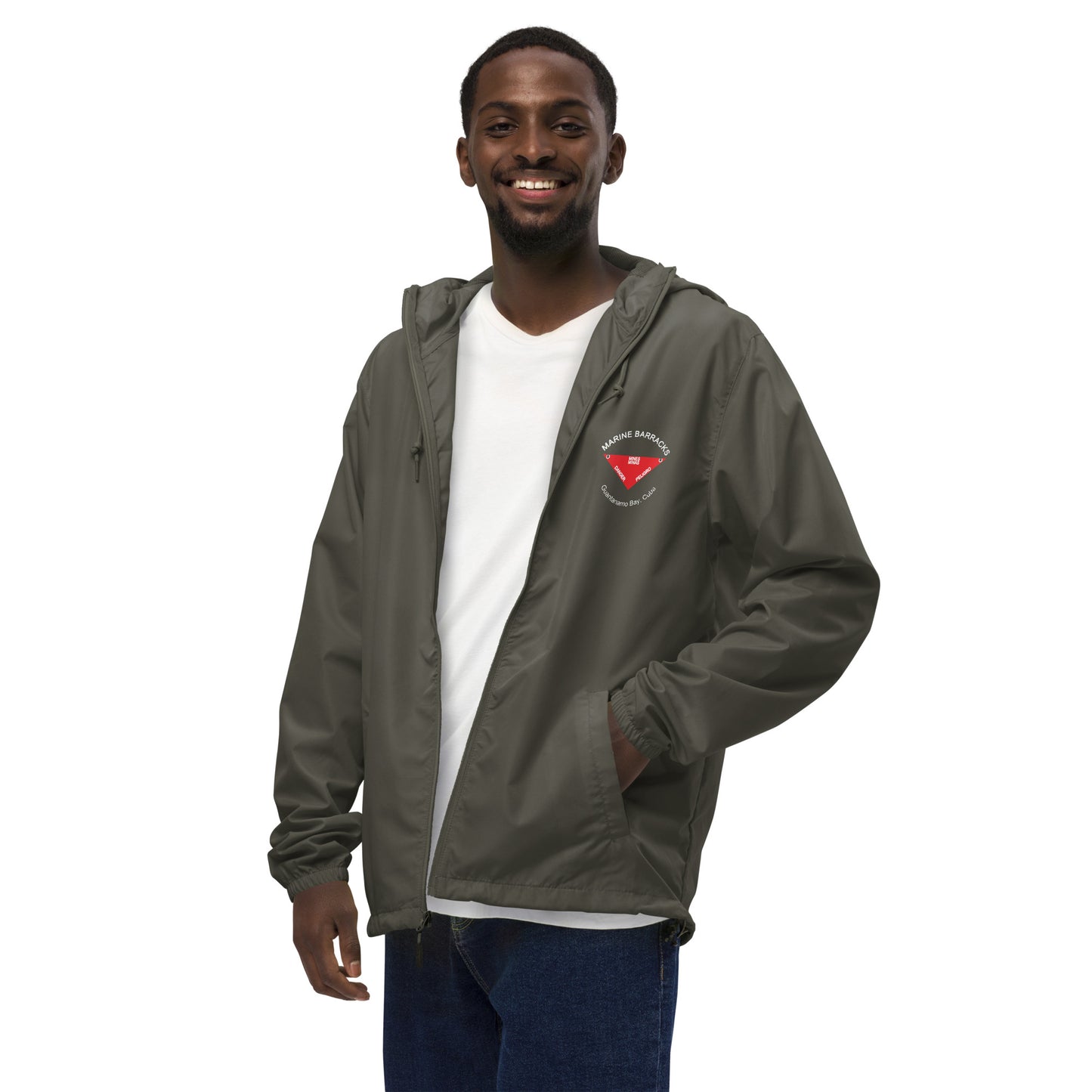 1961 Unisex lightweight zip up windbreaker