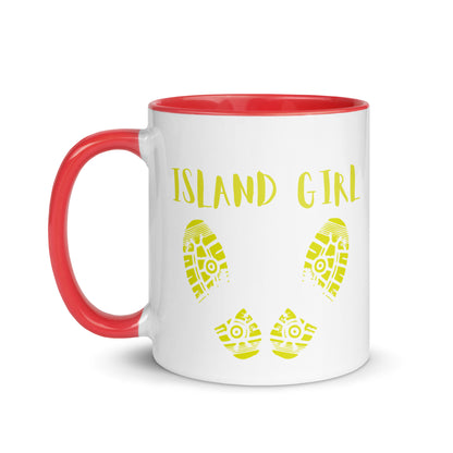 4TH Island Girl Mug with Color Inside accessories