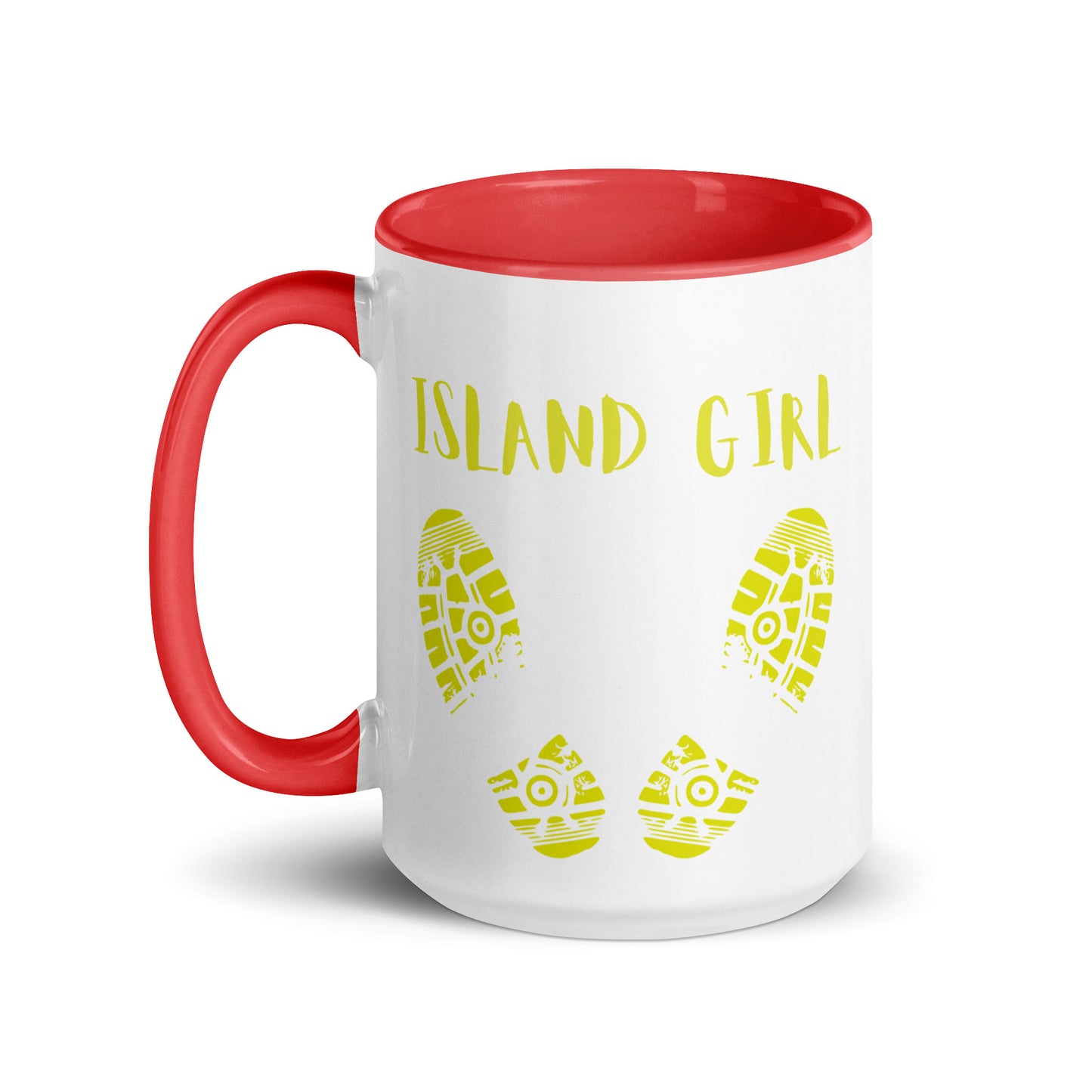 4TH Island Girl Mug with Color Inside accessories