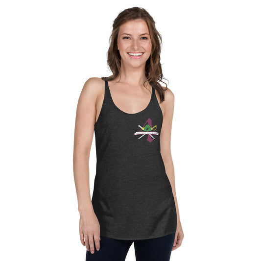 4th Women's Racerback Tank military