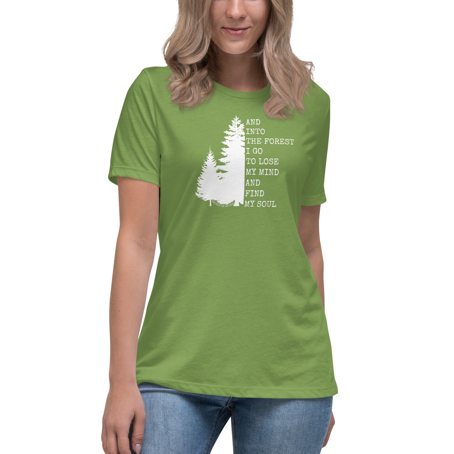 Into the Forest Women's Relaxed T-Shirt military