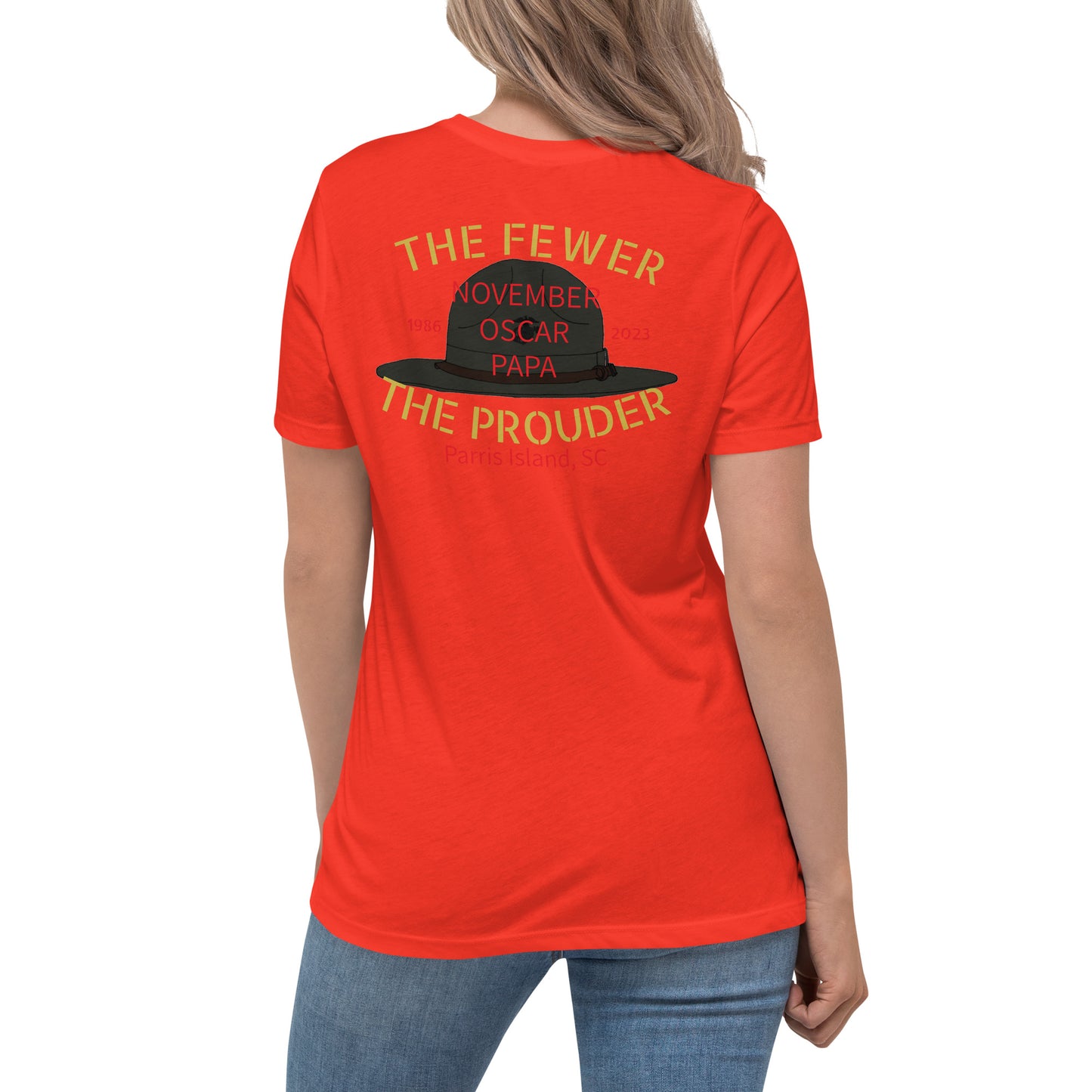 4th Recruit Training Bn USMC 86-23 Women's Relaxed T-Shirt military