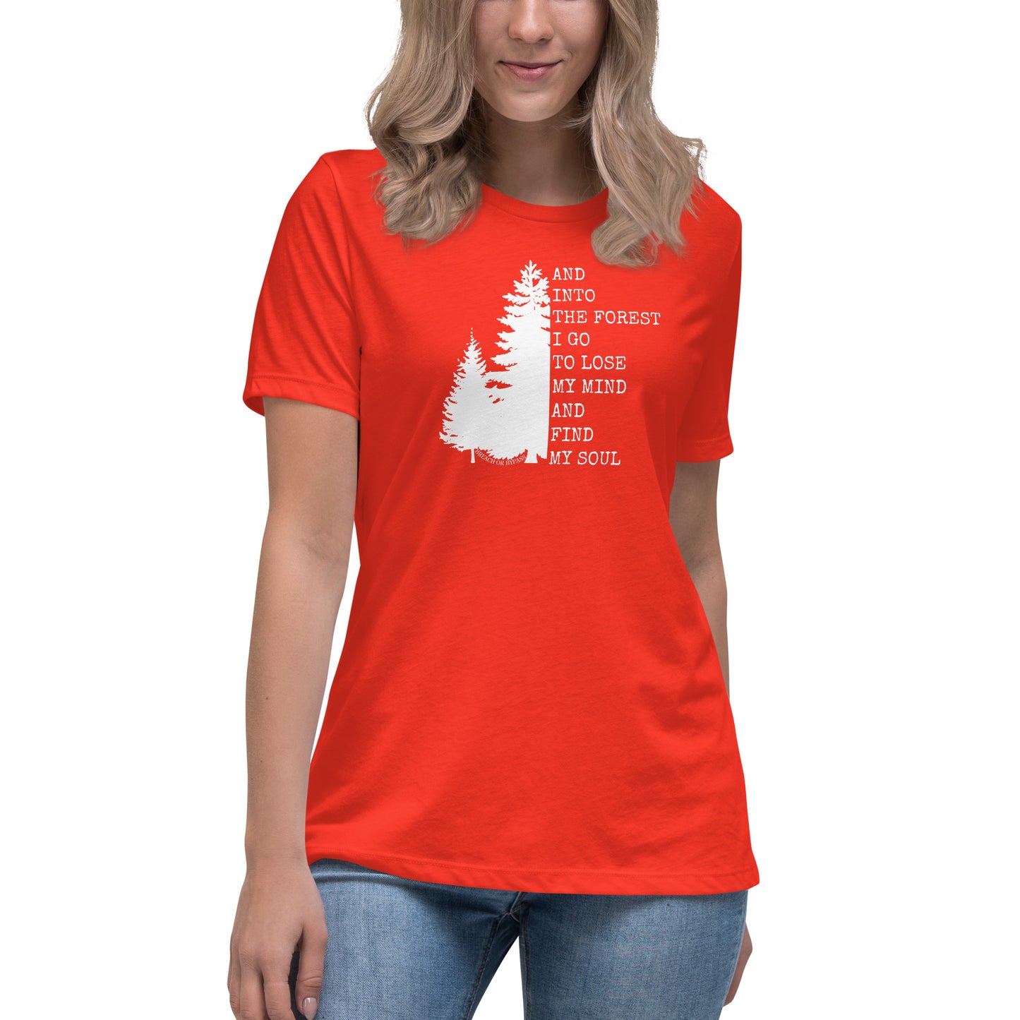 Into the Forest Women's Relaxed T-Shirt military
