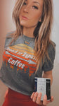 BorB Coffee Arrow Sun Short-Sleeve Unisex T-Shirt Jenn