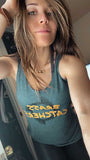 Brass Catchers Women's Racerback Tank military Jenn