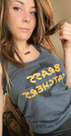 Brass Catchers Women's Racerback Tank military Jenn