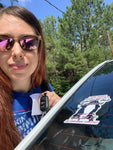 Grumpy Female Veteran Bubble-free stickers accessories