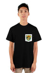BORB COFFEE HAPPY CAMPER POCKET T-SHIRT