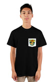 BORB COFFEE HAPPY CAMPER POCKET T-SHIRT
