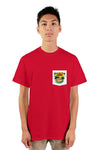 BORB COFFEE HAPPY CAMPER POCKET T-SHIRT