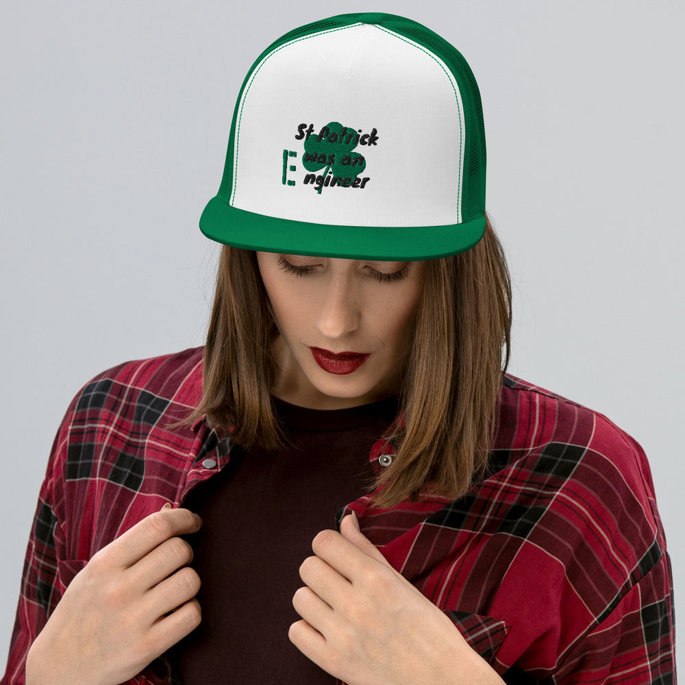 St Patty Engineer Trucker Cap military accessories