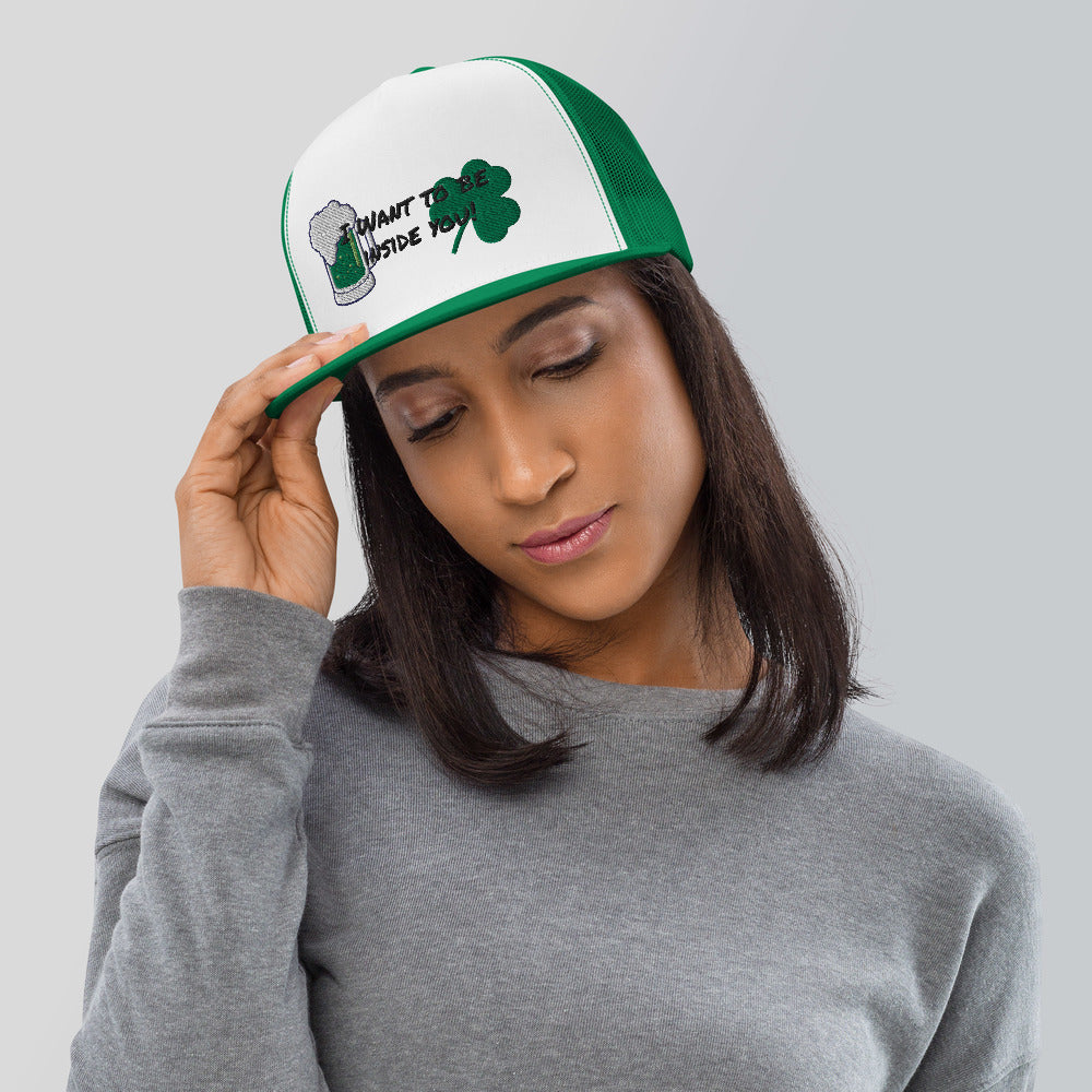 St Patty Inside You Trucker Cap accessories