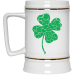Shamrock Beer Stein 22oz. Funny Seasonal