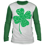 Distressed Clover SCLS Sublimated Long Sleeve Shirt seasonal