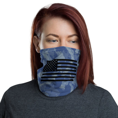 Blue Camo Flag Neck Gaiter accessories