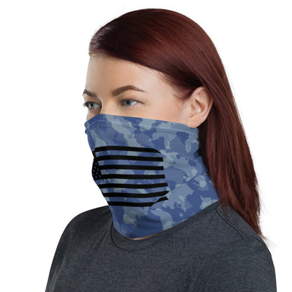 Blue Camo Flag Neck Gaiter accessories